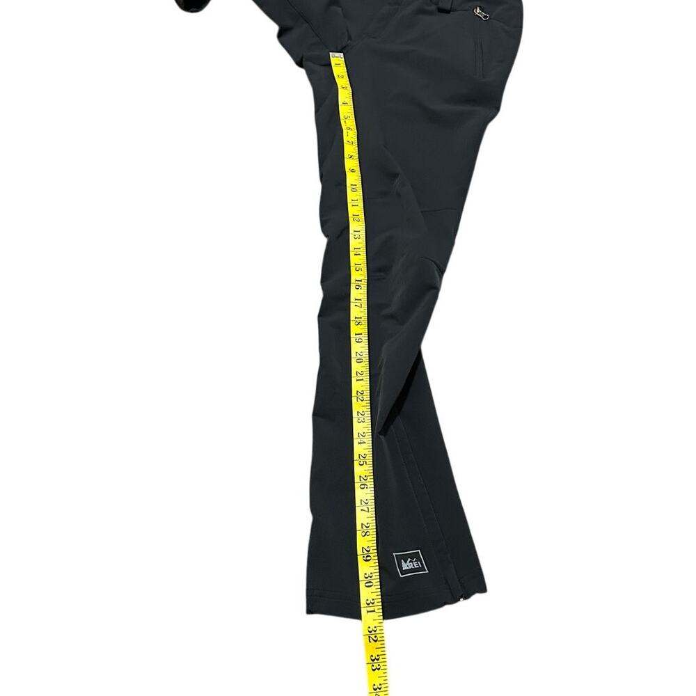 REI Co-op Womens 4 Dark Gray Softshell Hiking Pants Stretchy Outdoor Gorpcore - Picture 10 of 10
